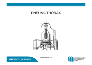 pneumothorax - MedUni Wien