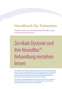 Zervikale Dystonie und Ihre NeuroBloc®