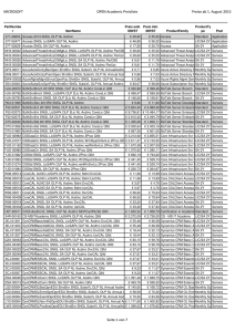 MICROSOFT OPEN Academic Preisliste Preise ab 1. August