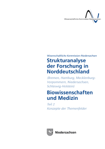 Strukturanalyse der Forschung in Norddeutschland