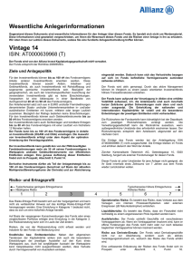 Wesentliche Anlegerinformationen Vintage 14