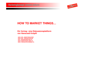 6.) Marketinginfrastruktur