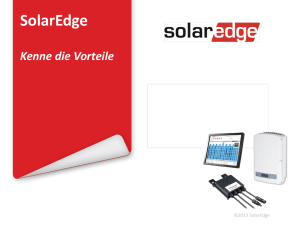 Kenne die Vorteile - Solaredge - Schwizer Spenglerei und Dach AG