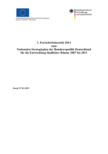 3. Fortschrittsbericht 2014 zum Nationalen Strategieplan der