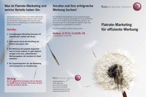 Flatrate-Marketing für effiziente Werbung