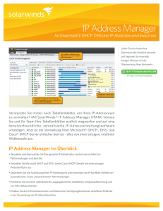 IP Address Manager