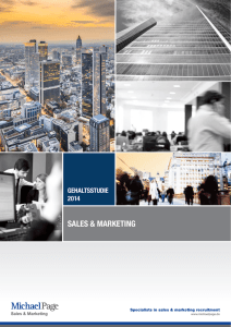 Gehaltsstudie Sales & Marketing 2014