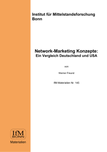 Network-Marketing Konzepte