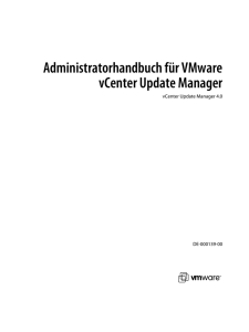 Administratorhandbuch für VMware vCenter Update Manager