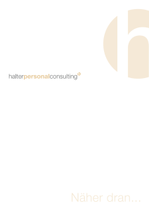 Näher dran... - Halter Personal Consulting