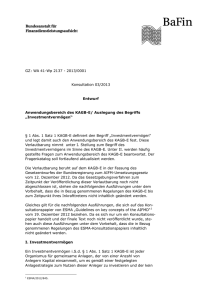GZ: WA 41-Wp 2137 - 2013/0001 Konsultation 03/2013 Entwurf