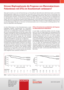 Patientinnen mit DTCs im Knochenmark verbessern?