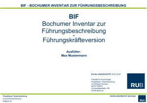 BIF Bochumer Inventar zur Führungsbeschreibung