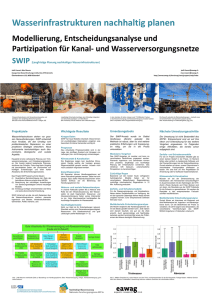 Wasserinfrastrukturen nachhaltig planen