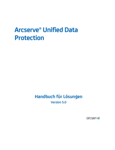 Arcserve Unified Data Protection - Handbuch für