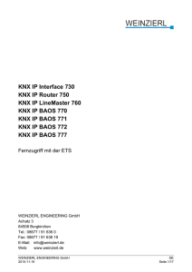 Fernzugriff mit der ETS