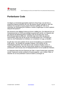 Portierbarer Code (77k PDF)