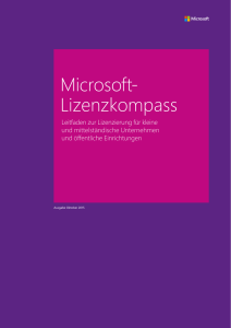 Microsoft- Lizenzkompass