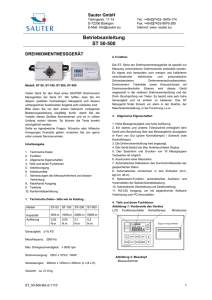 Betriebsanleitung ST 50-500