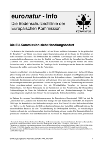 Info 43 Die Bodenschutzrichtlinie der EU