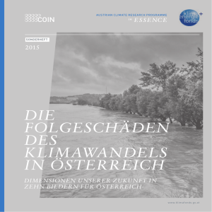 Die FolgeschäDen Des KlimawanDels in Österreich