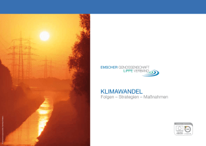 Klimawandel - Emschergenossenschaft