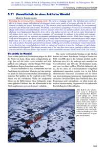 5.11 Umweltschutz in einer Arktis im Wandel