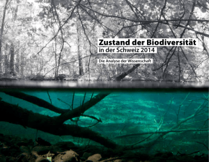 Zustand der Biodiversität in der Schweiz 2014