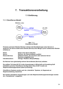 7. Transaktionsverarbeitung