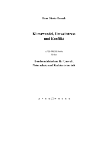 Klimawandel, Umweltstress und Konflikt - AFES