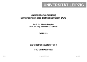 TSO und Data Sets - Universität Leipzig