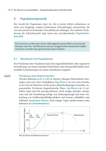 9 Populationsdynamik