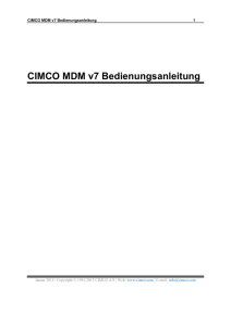 CIMCO MDM 7