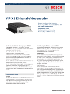 VIP X1 Einkanal-Videoencoder