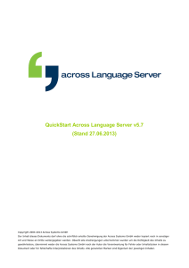 QuickStart Language Server v5.7
