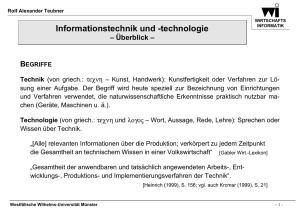 Informationstechnik und -technologie