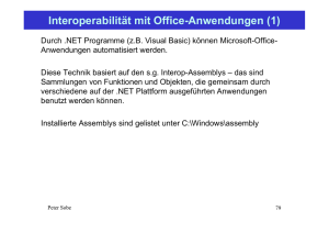 Interoperabilität mit Office-Anwendungen (1)
