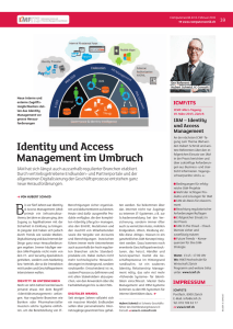 Identity und Access Management im Umbruch
