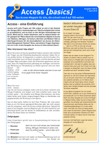 Access [basics]