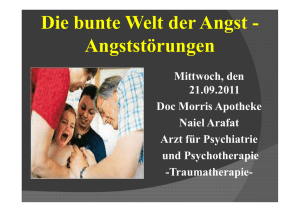 Angsterkrankungen 1 - Psychotherapiepraxis Naiel Arafat