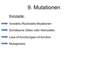 9. Mutationen