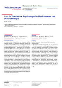 Lost in Translation: Psychologische Mechanismen und
