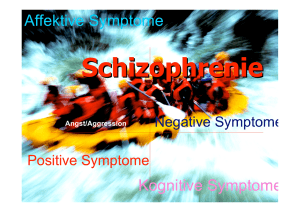 Affektive Symptome Kognitive Symptome