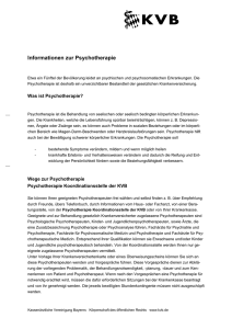 Leitfaden-zur-Psychotherapie - Kassenärztliche Vereinigung Bayerns