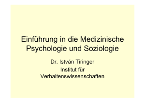 1aEinführung in die Medizinische Psychologie und Soziologie