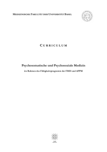 Psychosomatische und Psychosoziale Medizin