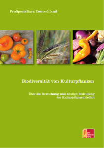 Biodiversität von Kulturpflanzen