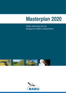 Masterplan 2020 - Gregor Louisoder Umweltstiftung