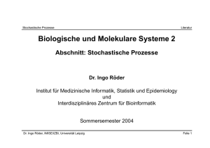 Biologische und Molekulare Systeme 2