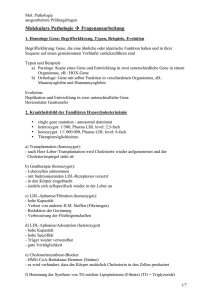 Molekulare Pathologie → Fragenausarbeitung